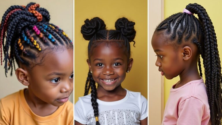 22 Black Kids Braids Hairstyles 2025