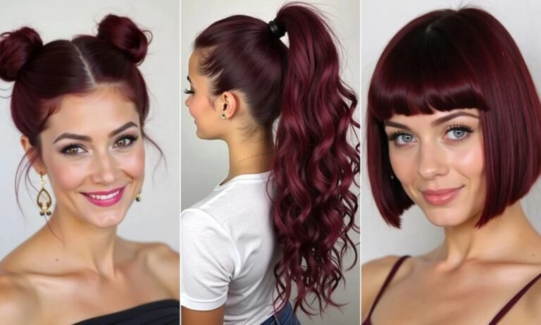 26 Burgundy Hairstyles Ideas For 2025